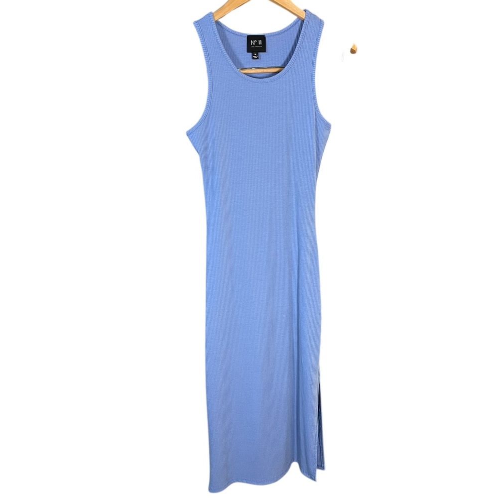 No. 11 Los Angeles Ribbed Midi Tank Dress – Medium